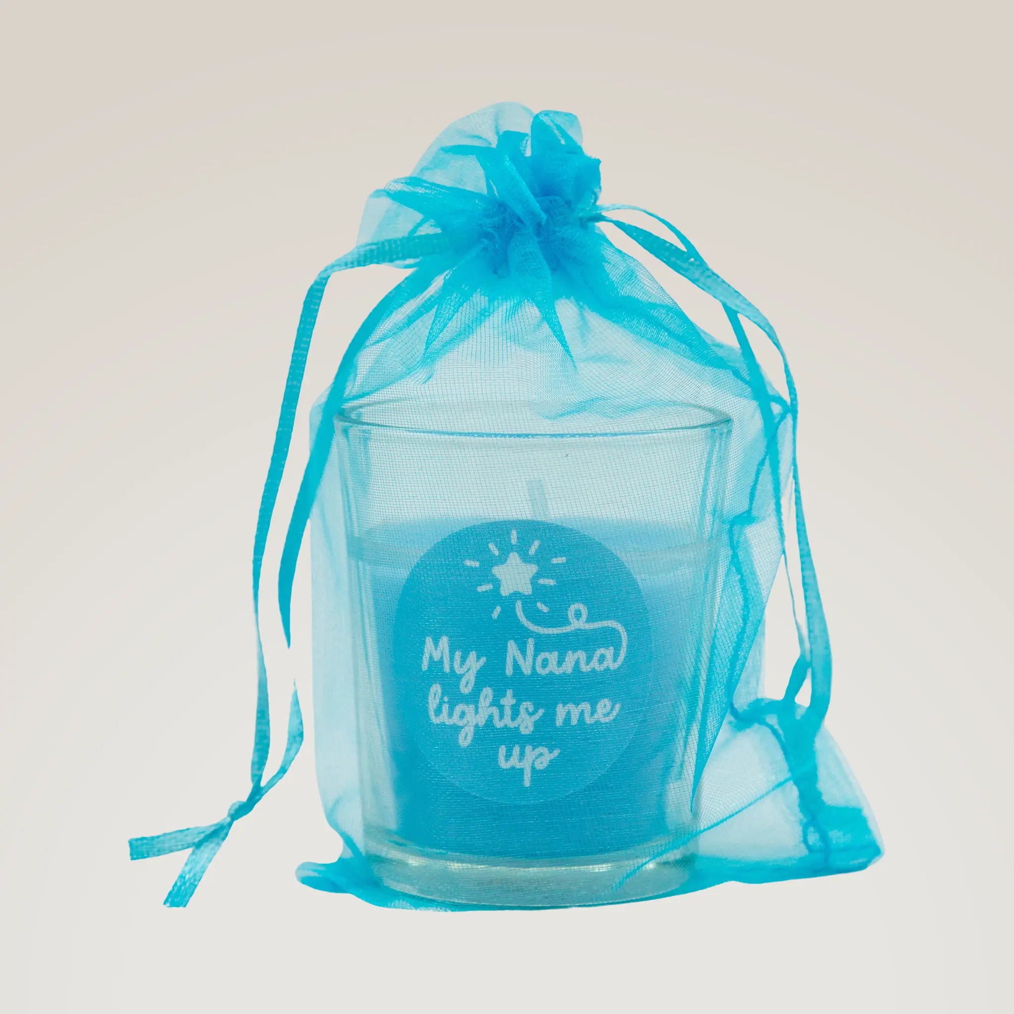 Clear Glass Candle for Gran