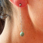 Sphere Chain Earrings