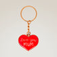 Heart Shaped Key Ring for Mum