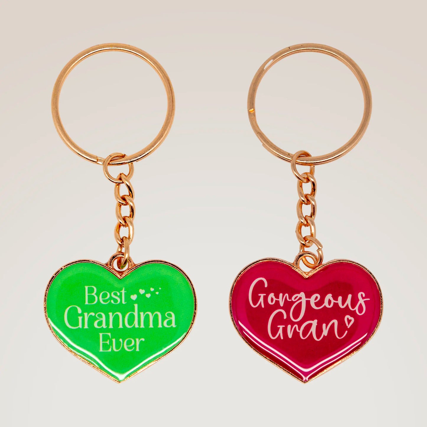 Heart Shaped Key Ring for Gran