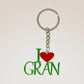 I Love Gran Key Ring