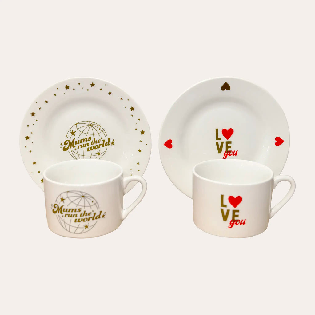 Cup & Saucer Tea Set