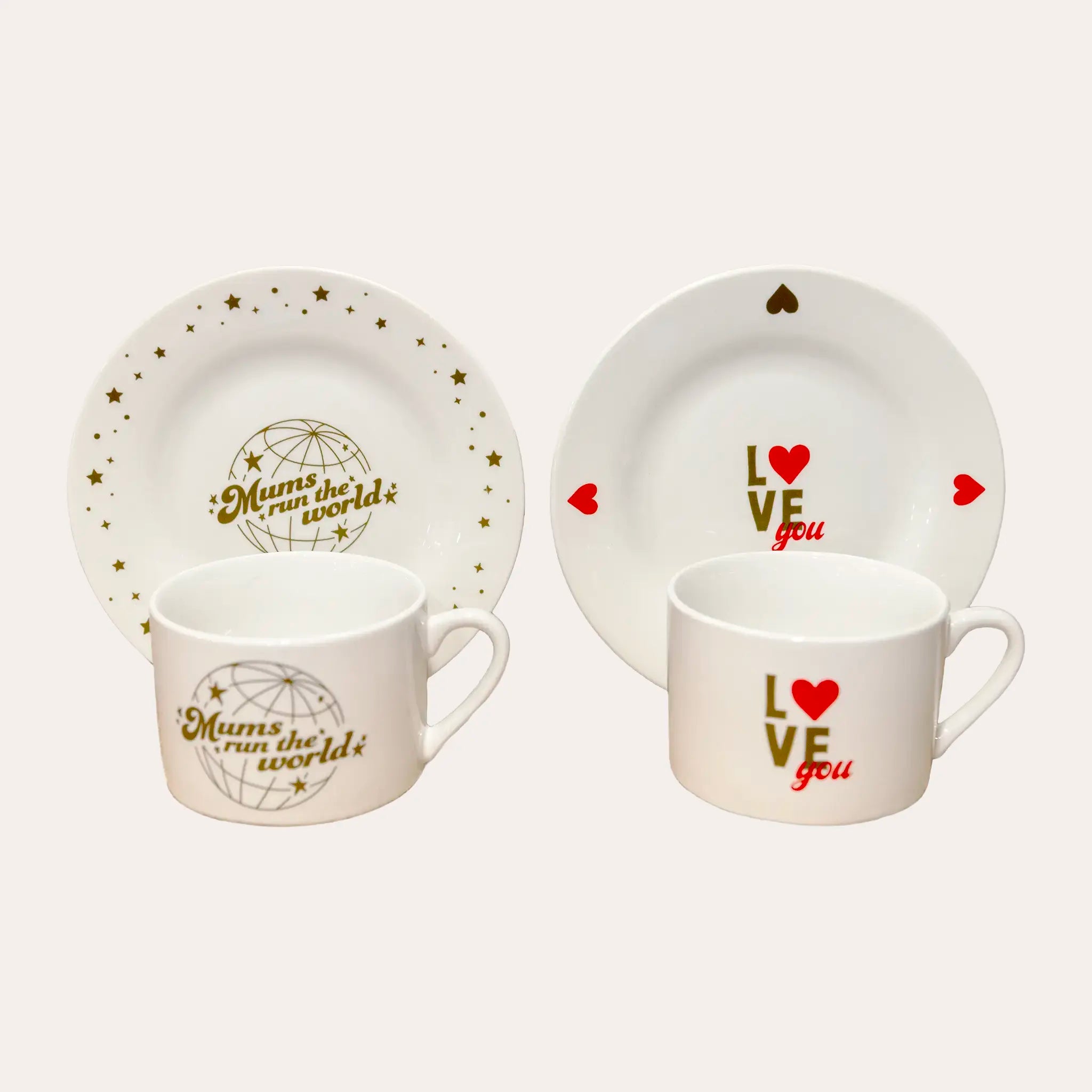 Cup & Saucer Tea Set