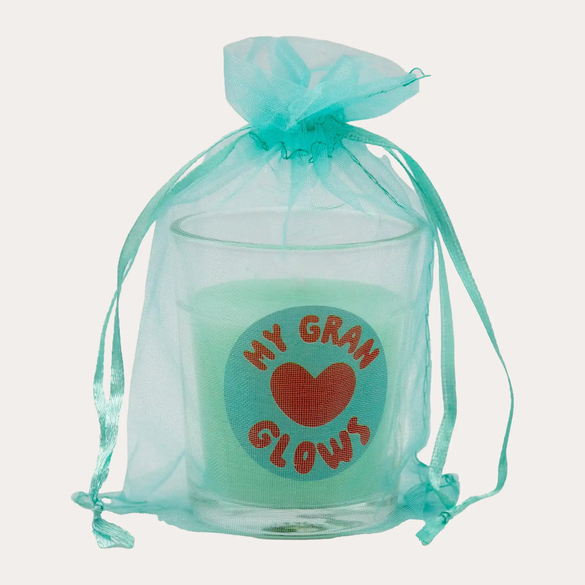 Clear Glass Candle for Gran