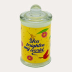 Glass Candle Jar with Lid