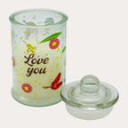 Glass Candle Jar with Lid
