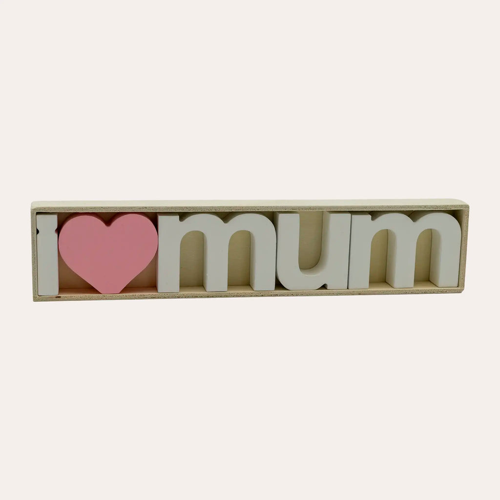 I Love Mum Blocks