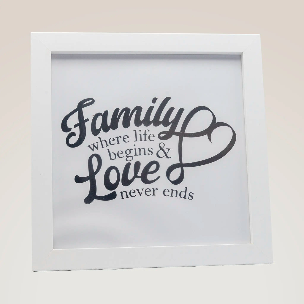 Family Saying Frame