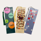Retro Bookmark with Tassels