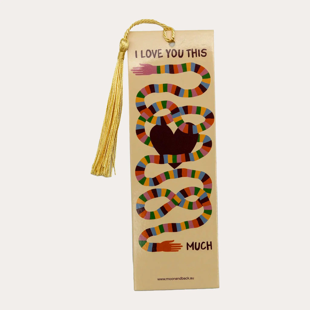 Retro Bookmark with Tassels