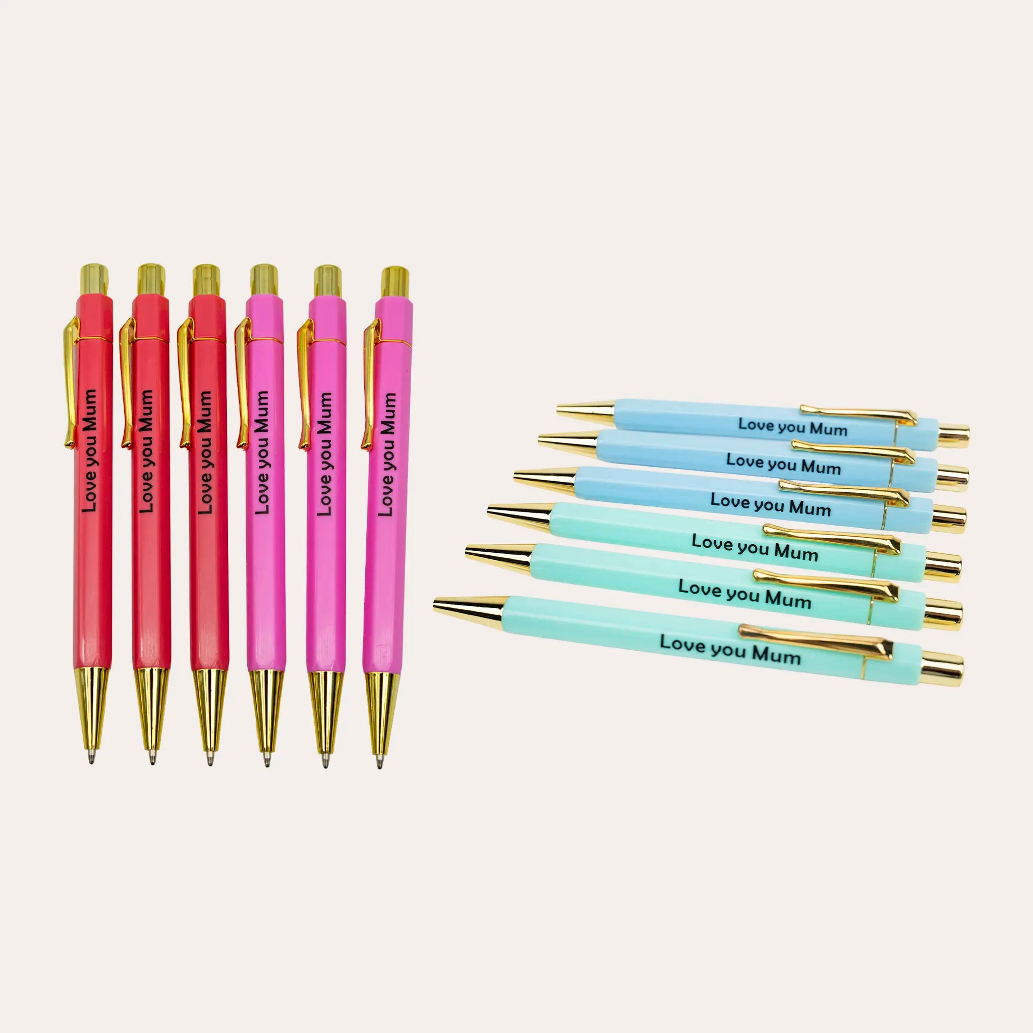 6pk Love You Mum Deluxe Pen