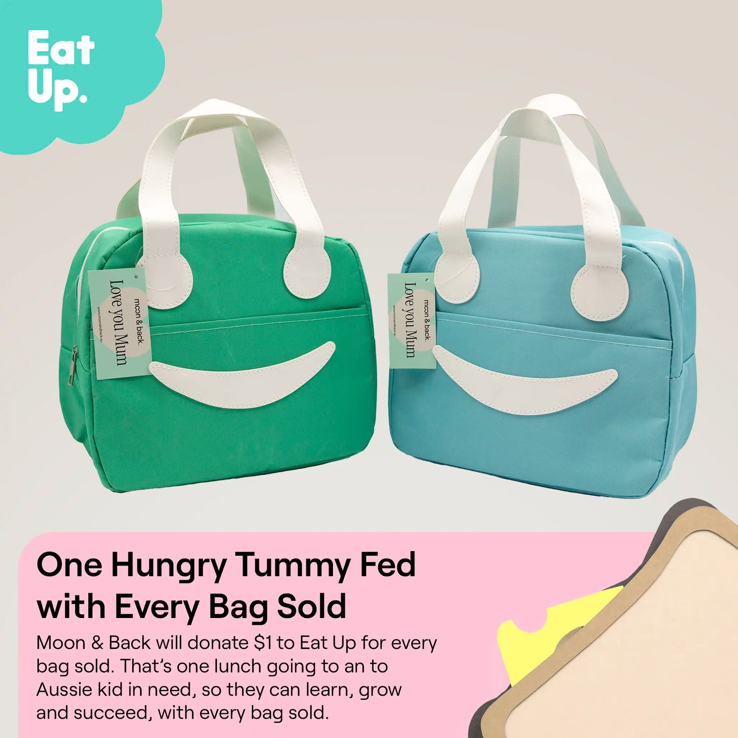 Smiley Lunch Cooler Bag