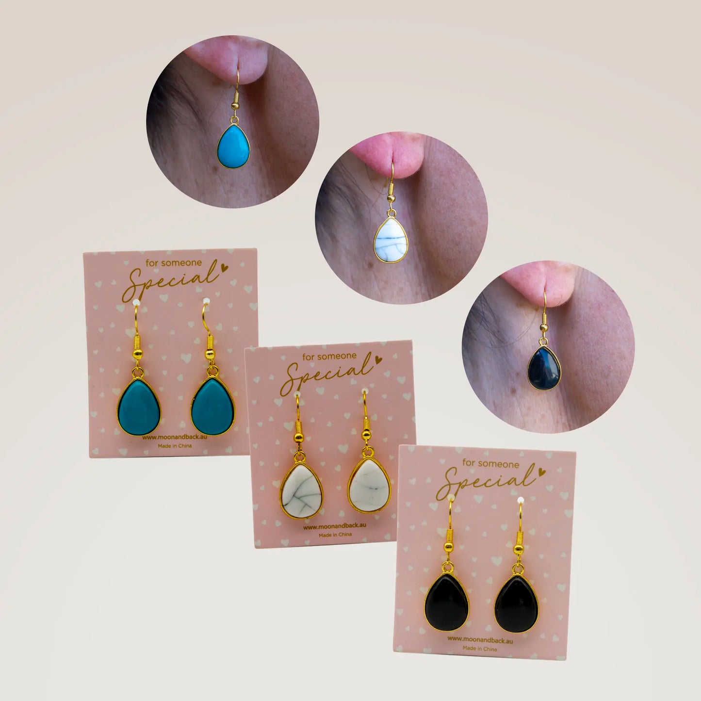 Gem Drop Earrings