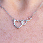 Infinity & Heart Necklace