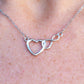 Infinity  & Heart Necklace