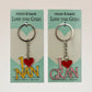 I Love Nan & Gran Key Ring