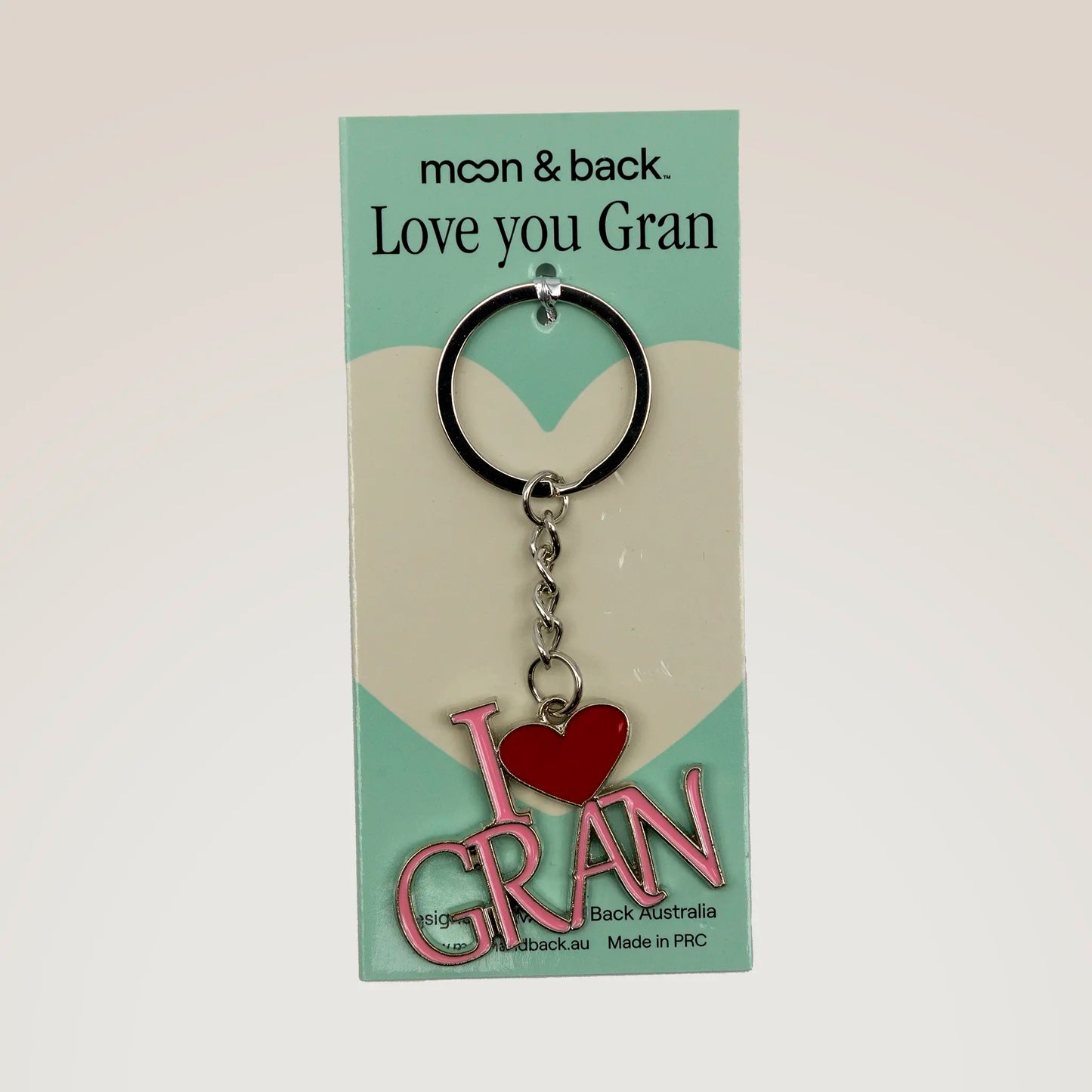 I Love Nan & Gran Key Ring