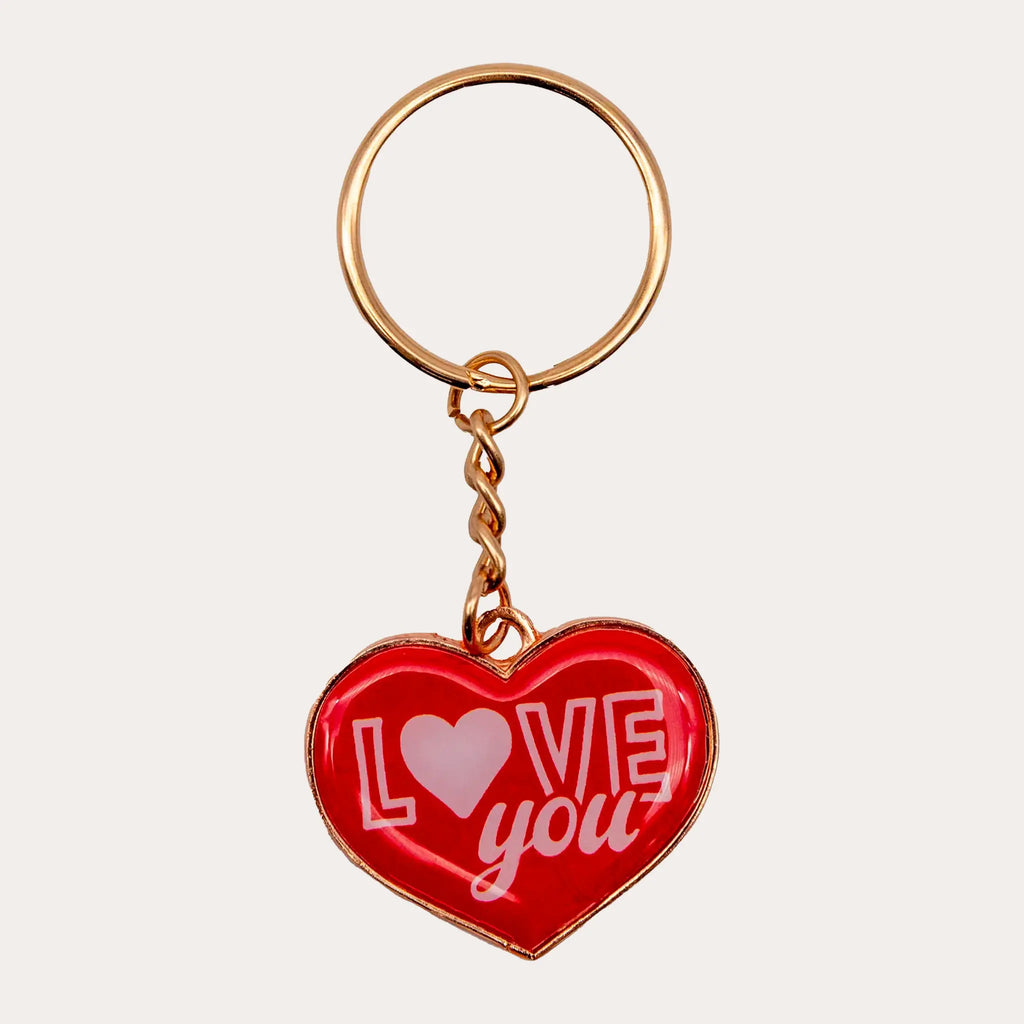Heart Shaped Key Ring for Mum