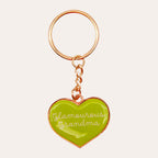 Heart Shaped Key Ring for Gran
