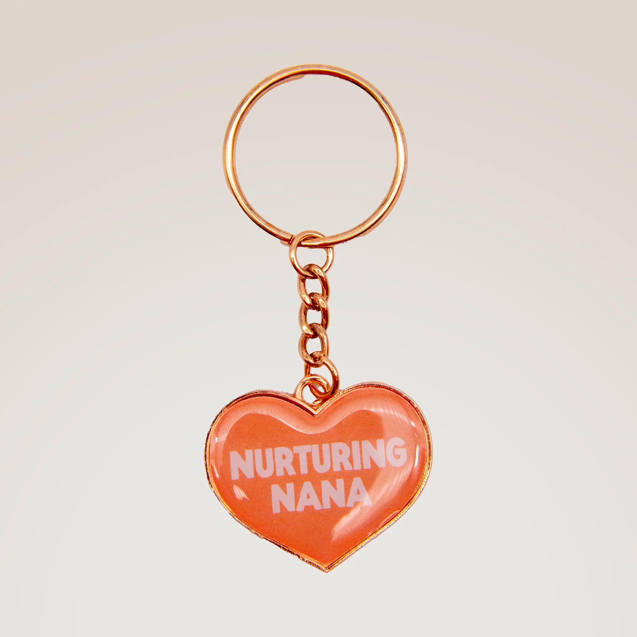 Heart Shaped Key Ring for Gran