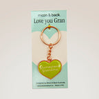Heart Shaped Key Ring for Gran