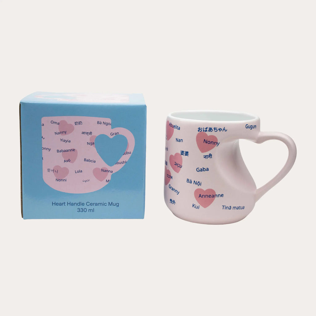 Gran's Heart Handle Mug