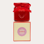 Glass Heart Candle Jar