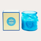 Glass Heart Candle Jar
