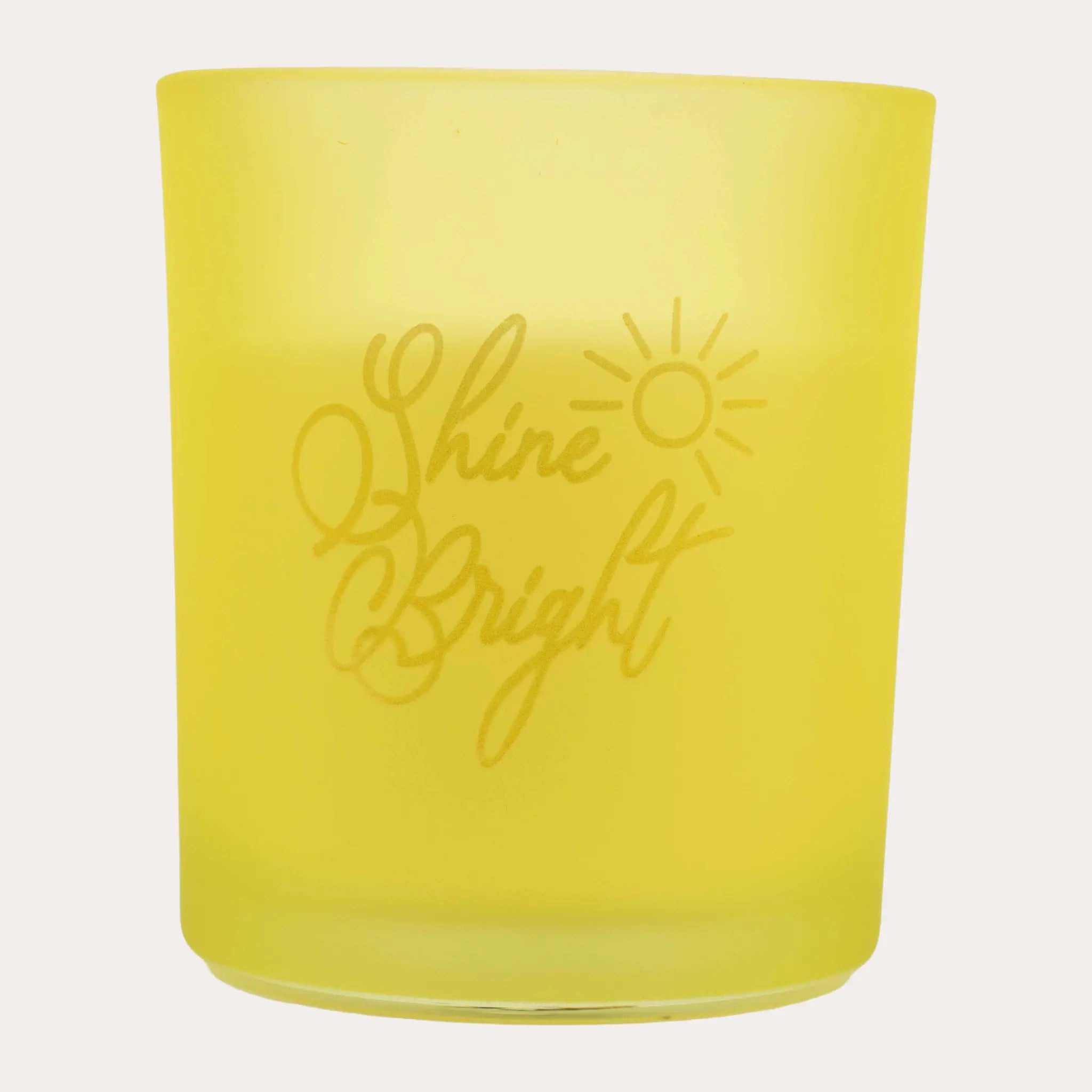 Shine Bright Glass Candle