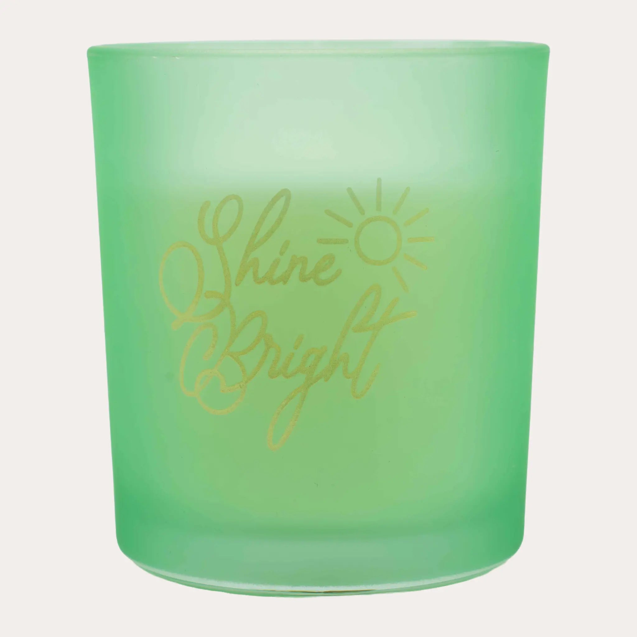 Shine Bright Glass Candle