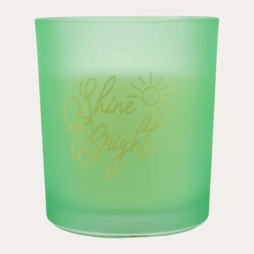 Shine Bright Glass Candle