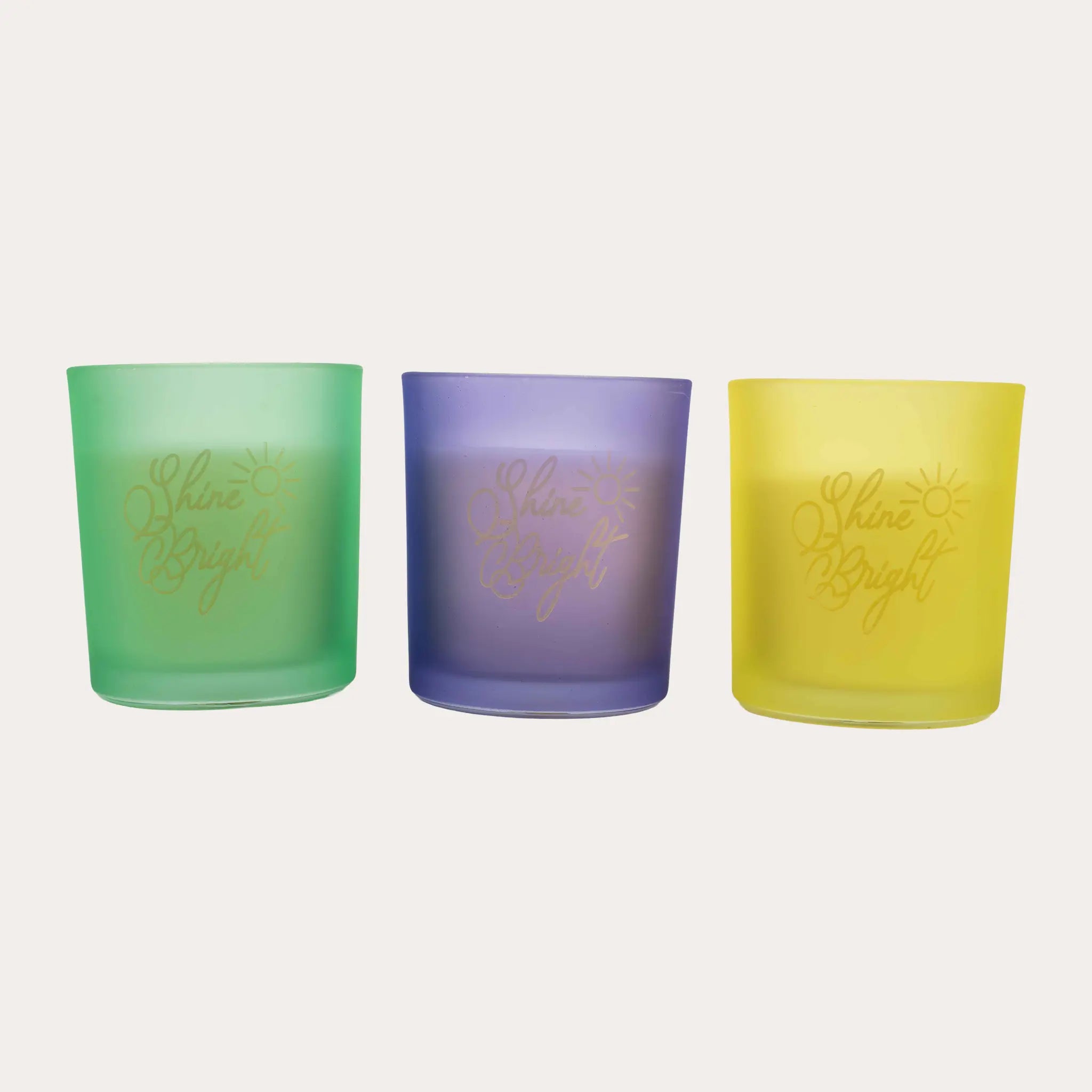 Shine Bright Glass Candle