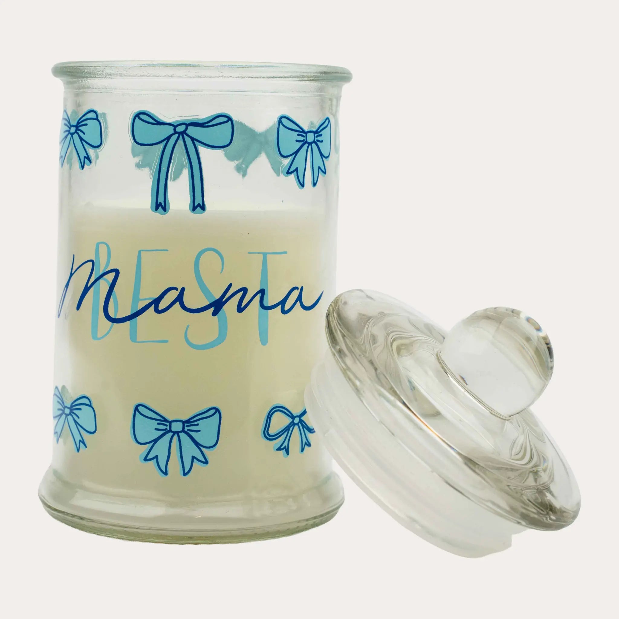 Best Mama Glass Candle Jar with Lid