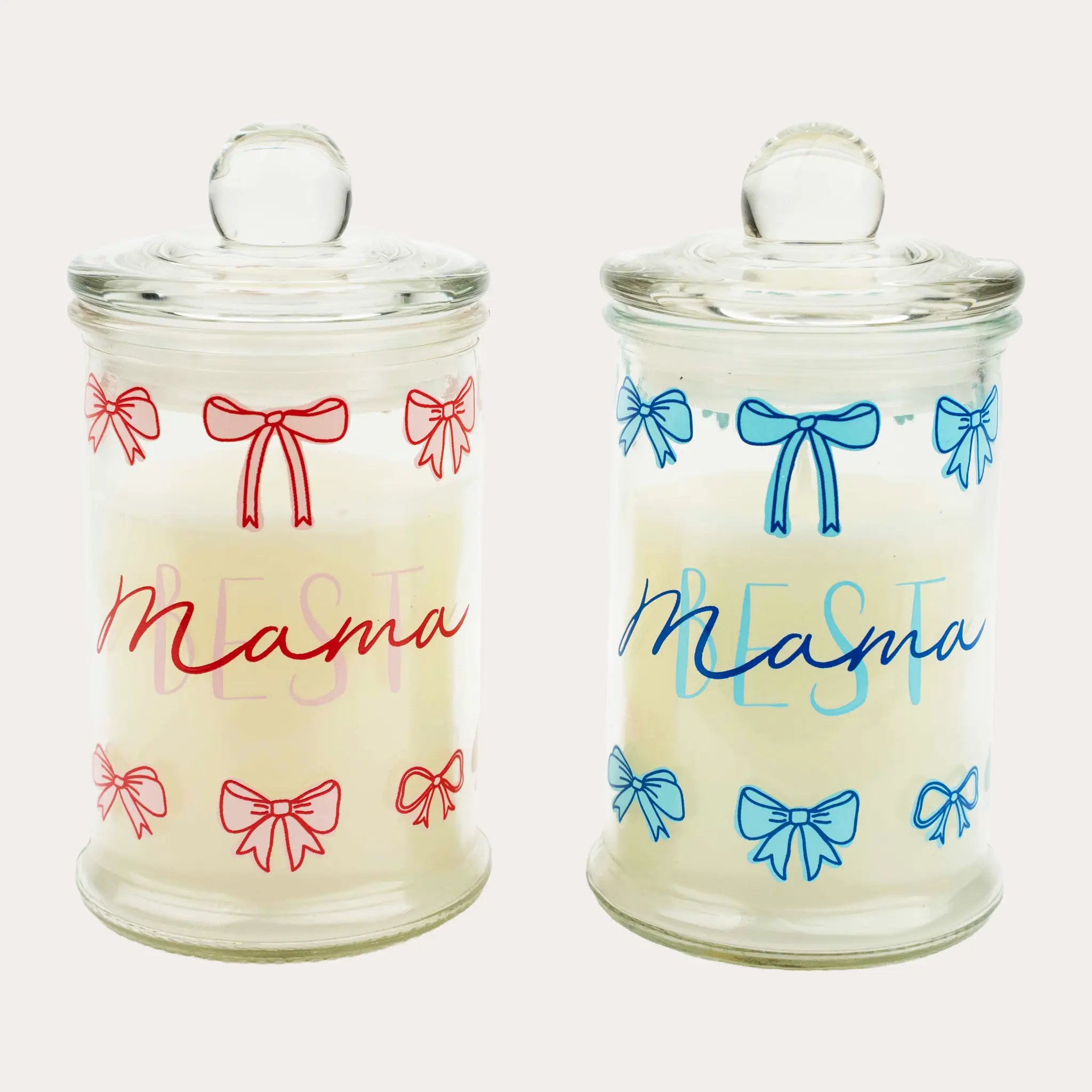 Best Mama Glass Candle Jar with Lid