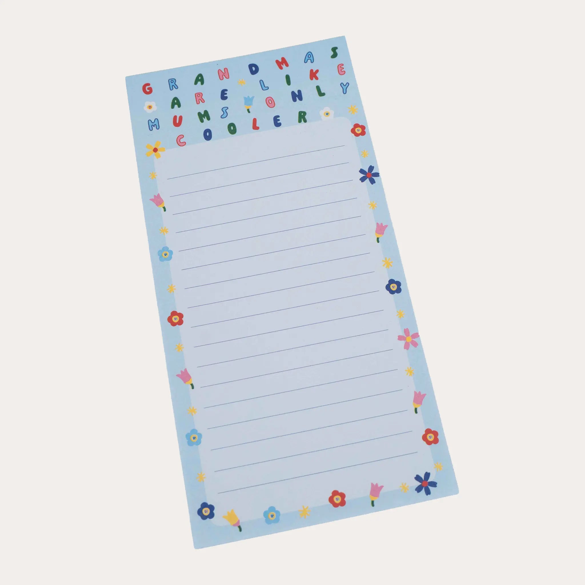 Gran's Magnetic Shopping List