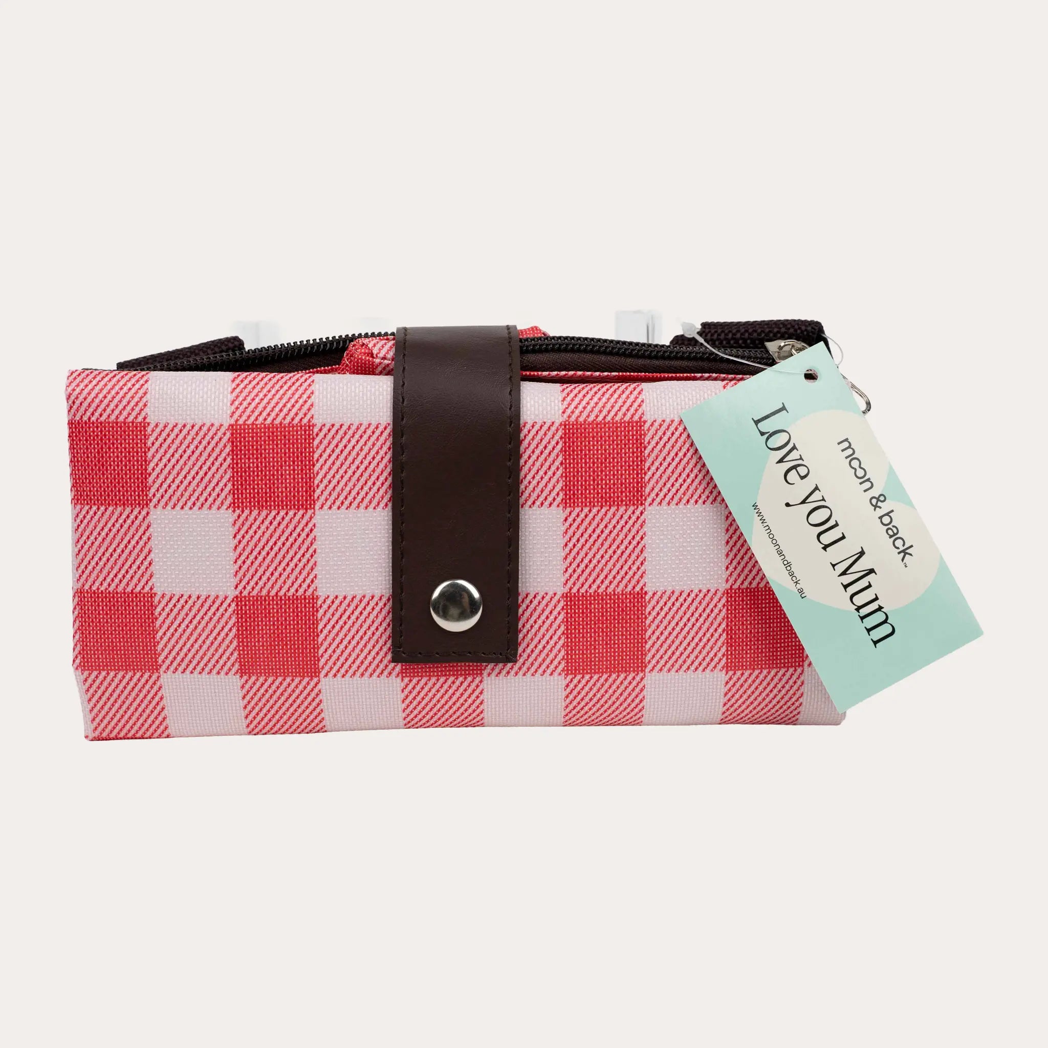 Gingham Foldable Tote Bag
