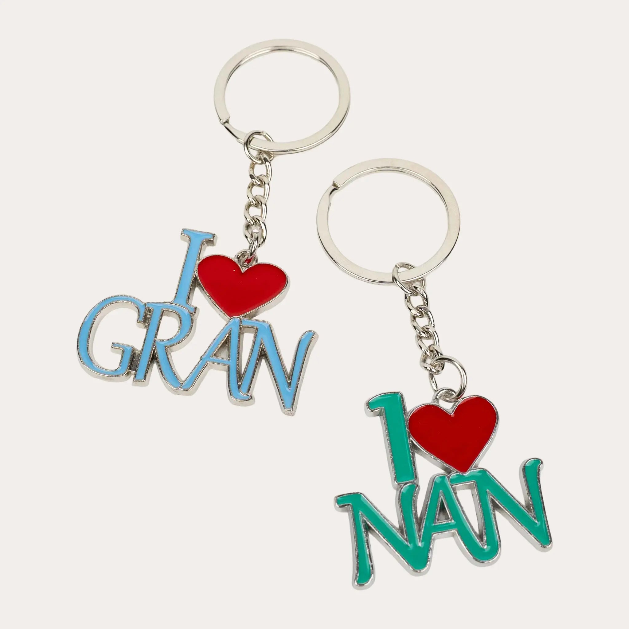 I Love Nan & Gran Key Ring