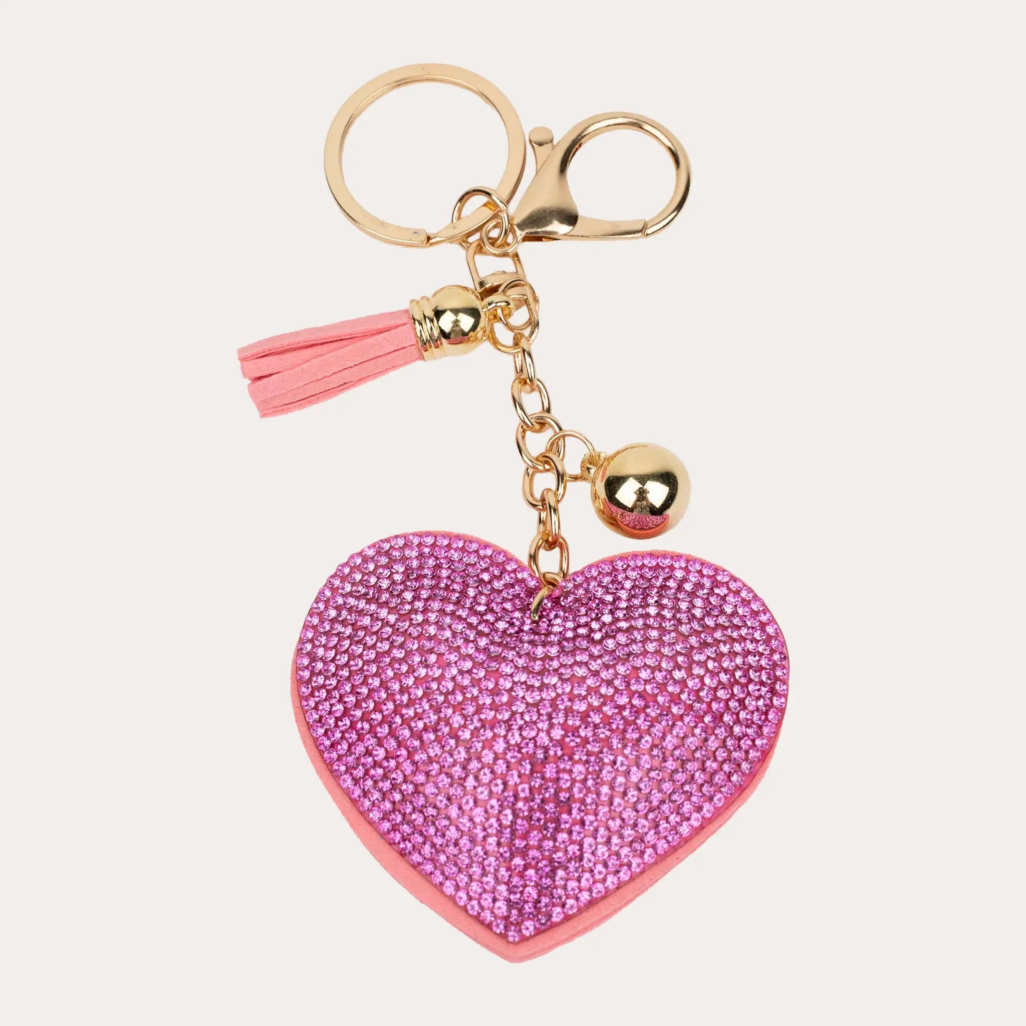 Bling Heart Key Ring