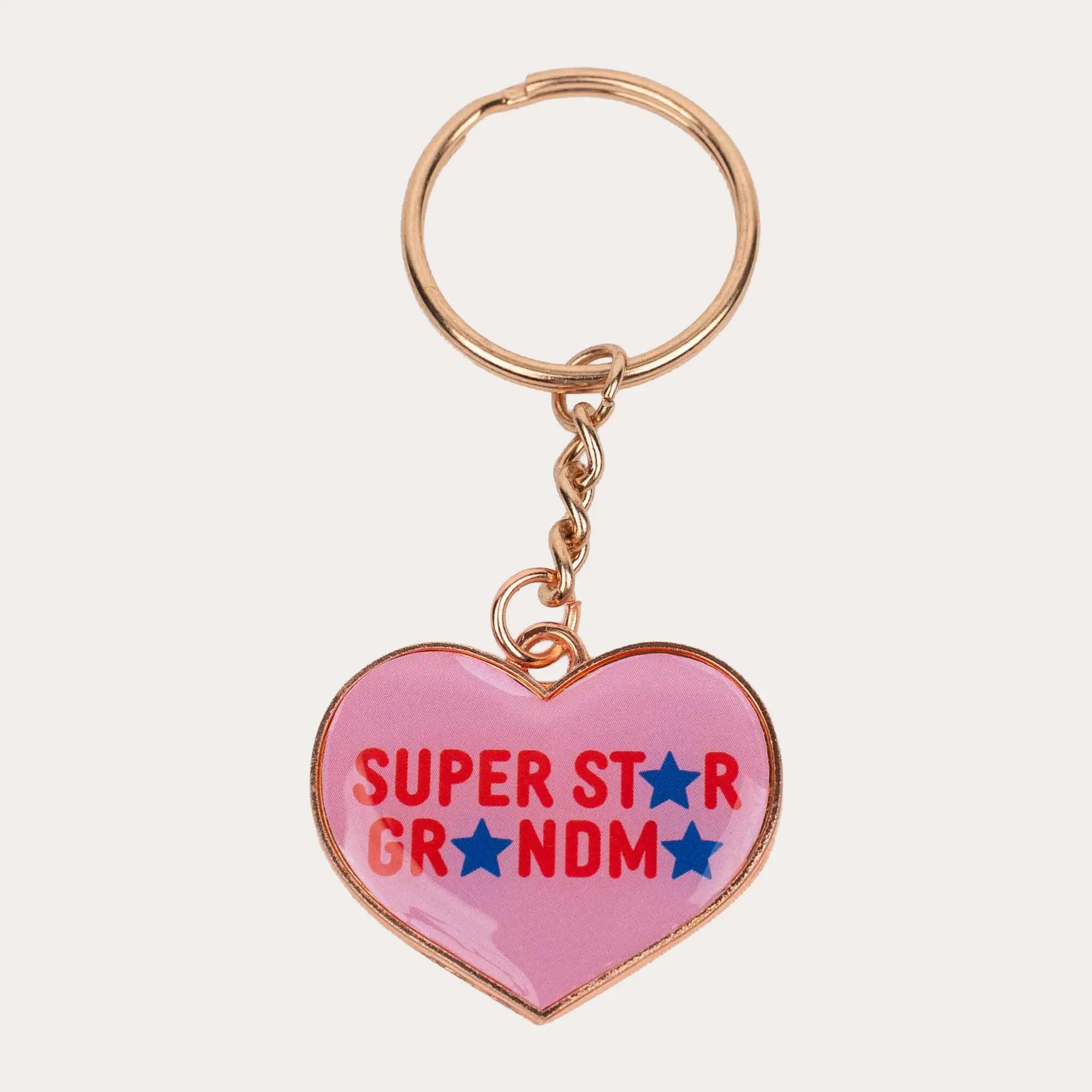 Heart Shaped Key Ring for Gran