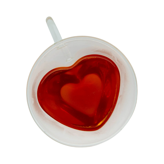 Love Heart Glass Mug